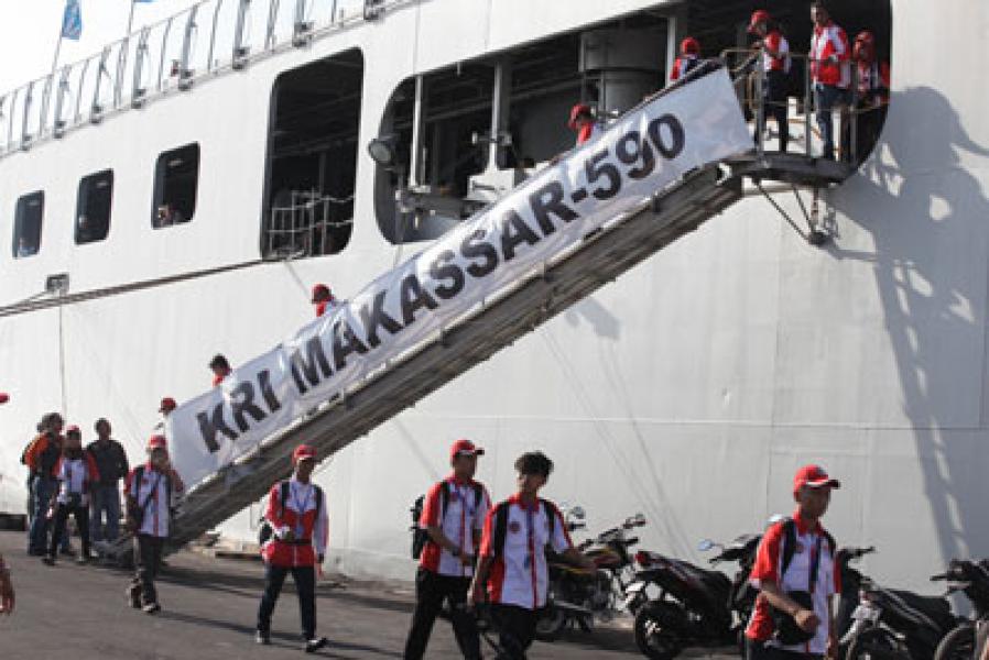 Satgas LNRPB Sail Komodo 2013 Tiba di Jakarta