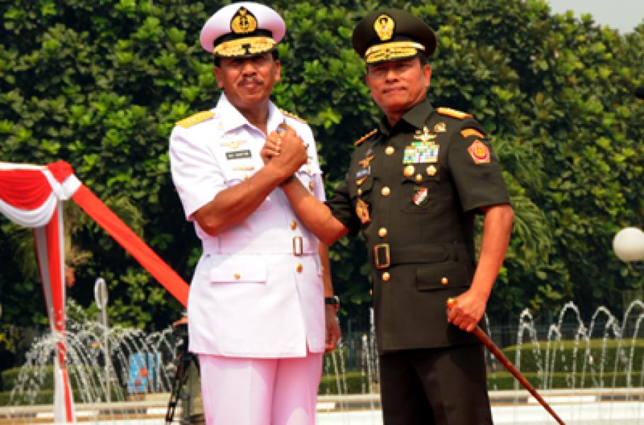 Jenderal TNI Moeldoko Resmi Terima Tongkat Komando Panglima TNI