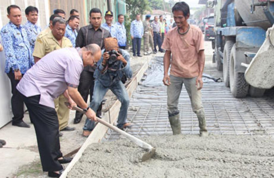 Jalan Perwira II dan III Brayan Bengkel Medan Dibeton, Warga: Terima Kasih, Pak Wali