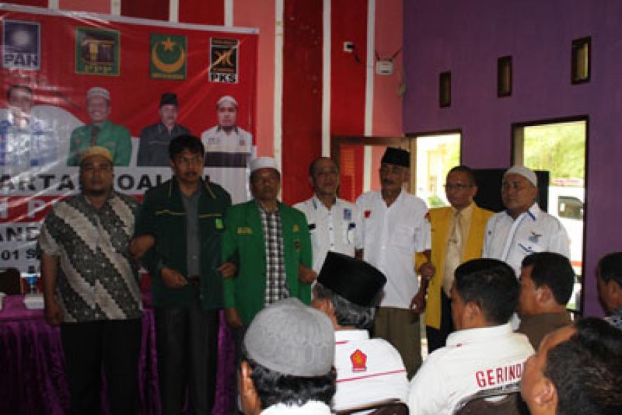 7 Parpol Bentuk Koalisi Permanen di Madina