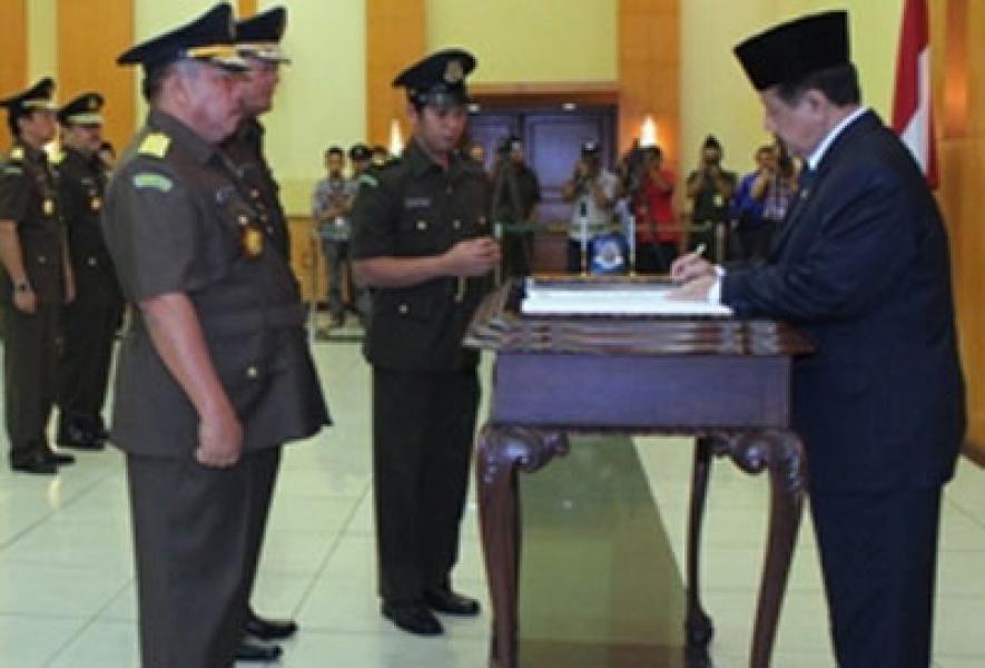 Mangihut Sinaga Dilantik Jadi Kapusdik MK Kejaksaan RI