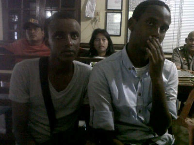 2 WN Somalia Datangi Mapolsek Sunggal