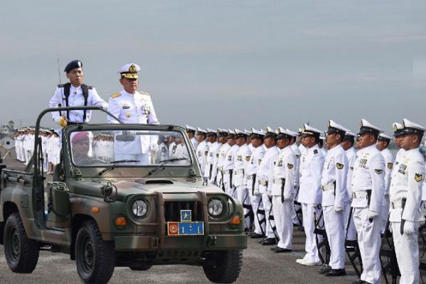 Danlantamal I Belawan Pimpin Upacara HUT ke-70 TNI AL