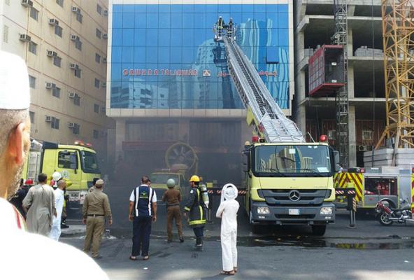 Hotel Jamaah Haji Indonesia Terbakar