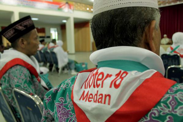 Jamaah Haji Kloter 1 Embarkasi Medan Tiba di Tanah Air