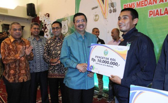 Juara Piala Kemerdekaan, PSMS Dapat Bonus Dari Plt Gubernur Sumut