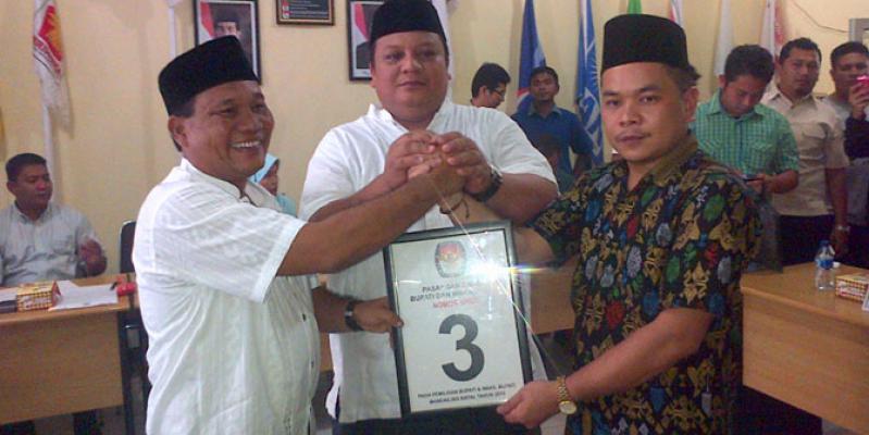 KPU Madina Tetapkan Saparuddin-Miswaruddin Nomor Urut 3