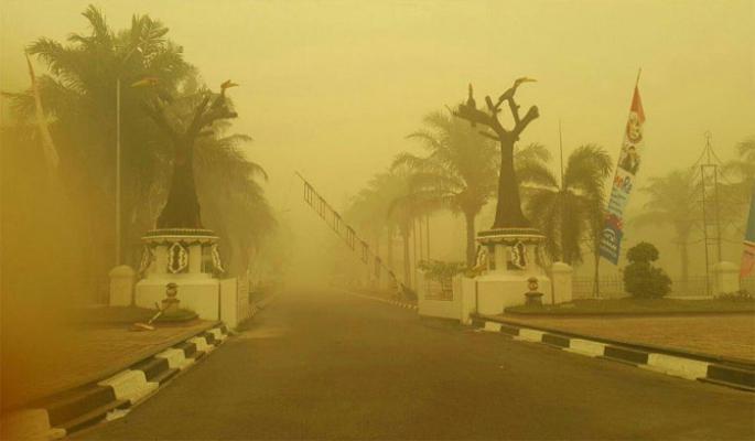 Kualitas Udara di Palangkaraya, Pekanbaru dan Pontianak Level Berbahaya
