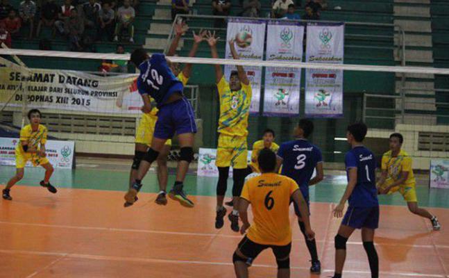 Voli Popnas XIII: Dipukul Jabar, Pupus Sudah Harapan Sumut Pertahankan Juara