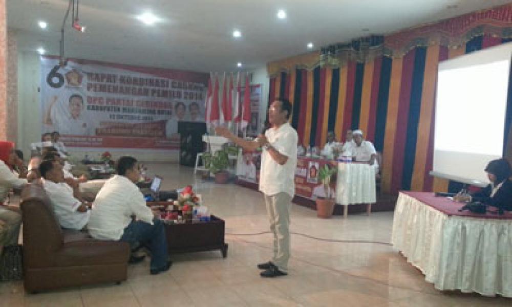 Gerindra Madina Optimis Menangi Pemilu 2014