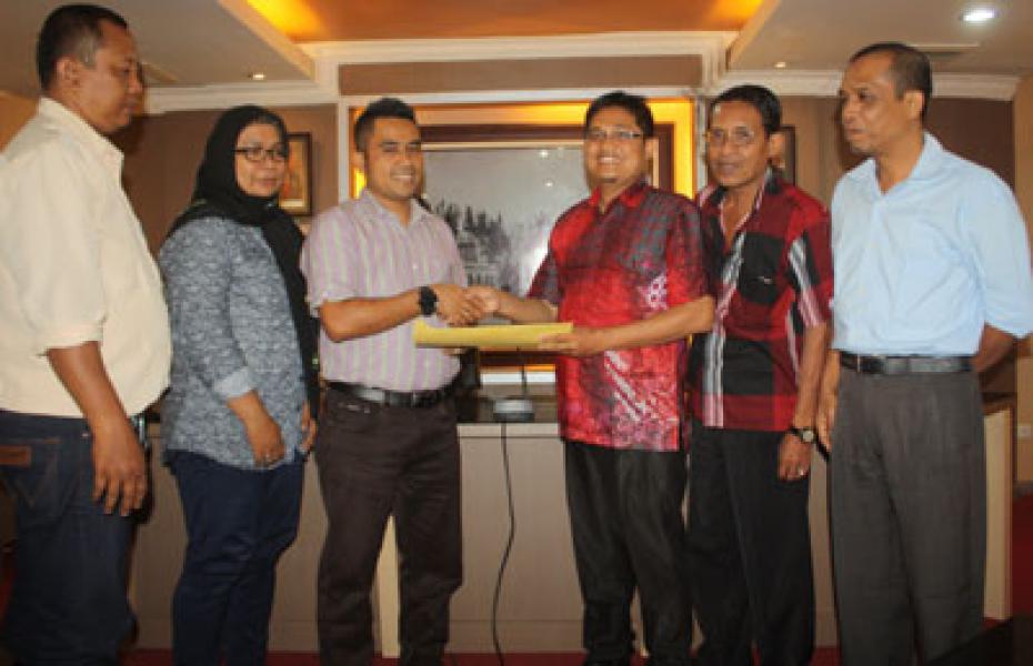 Ginting Pimpin Pokja Wartawan Unit Pemko Medan