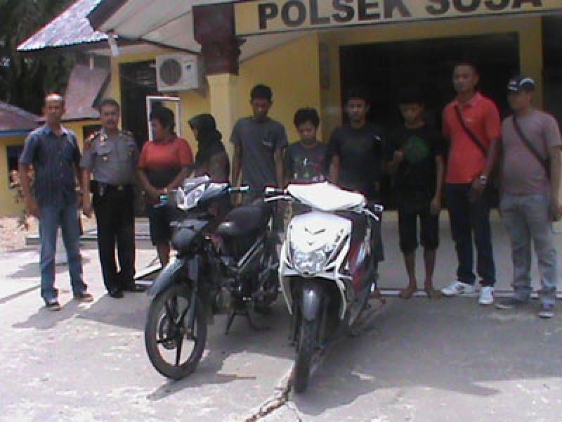 Polsek Sosa Bekuk Komplotan Curamor Antar Provinsi