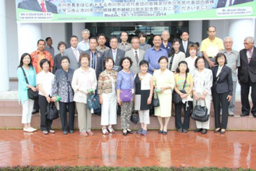 Wali Kota Medan Terima Delegasi Ichikawa