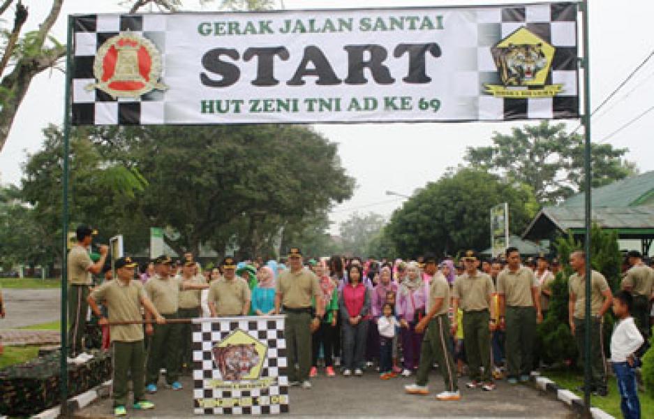 Zipur Gelar Gerak Jalan Santai