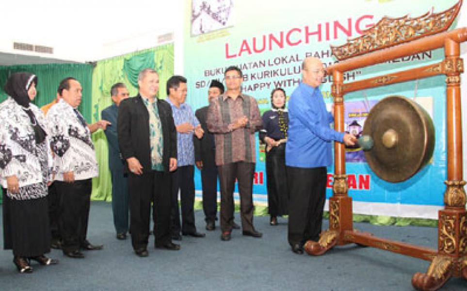 Medan Launching Buku Muatan Lokal Bahasa Inggris SD