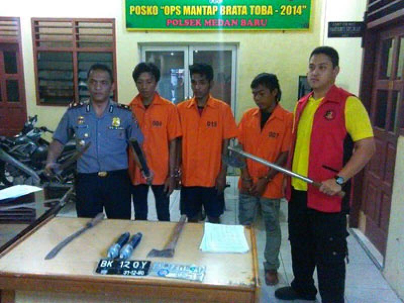 Tersangka Perampok Spesialis di Depan Rumah Dinas Gubernur Sumut Diringkus