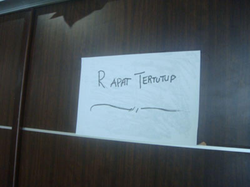 Rapat Pokja Tatib DPRD Medan Berlangsung Tertutup