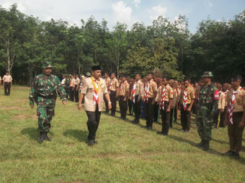 Perkemahan Bhakti Saka Bhayangkara dan Saka Wira Kartika Digelar di Palas