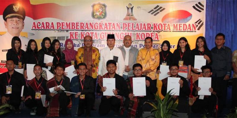 16 Pelajar Medan Ikuti Pertukaran Pelajar ke Gwangju Korea