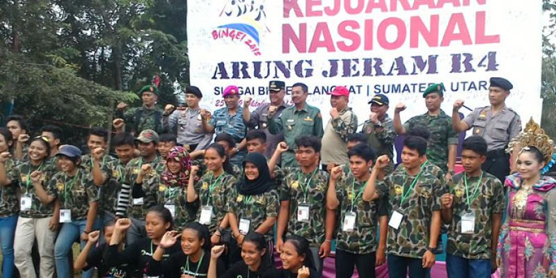 Kejurnas Arung Jeram R4 2015 Digelar di Sei Bingai