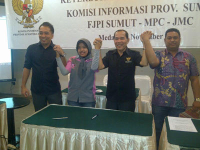 KI Sumut, FJPI, MPC dan JMC Jalin Kerjasama