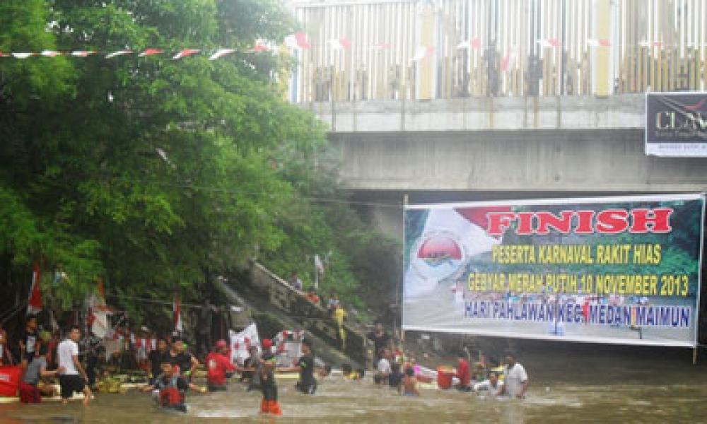 Labosude Gelar Upacara Bendera Peringati Hari Pahlawan di Sungai Deli