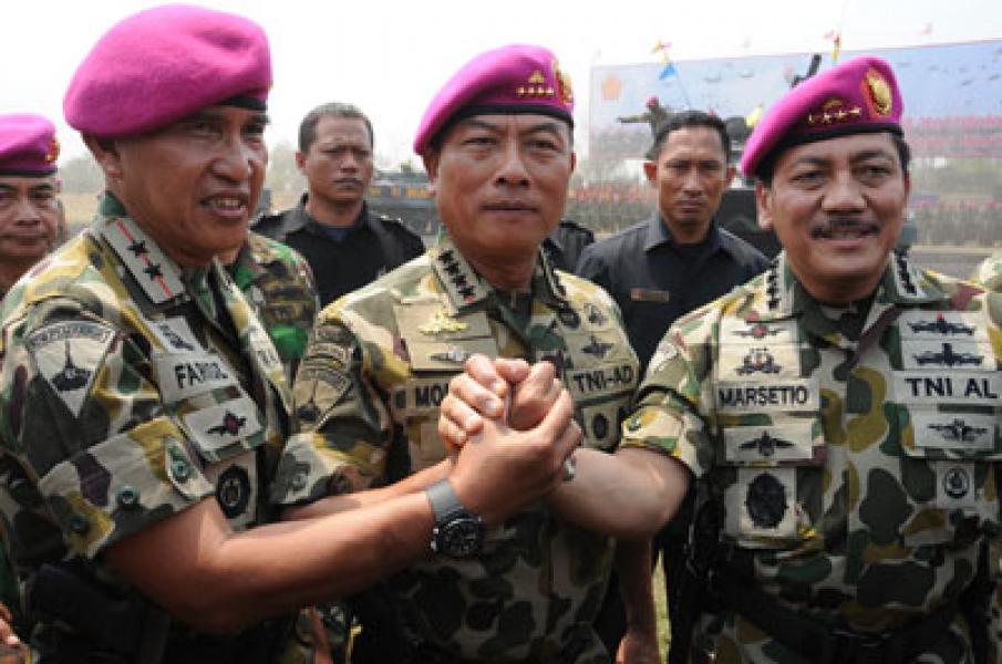 Panglima TNI Diangkat Sebagai Warga Kehormatan Korps Marinir
