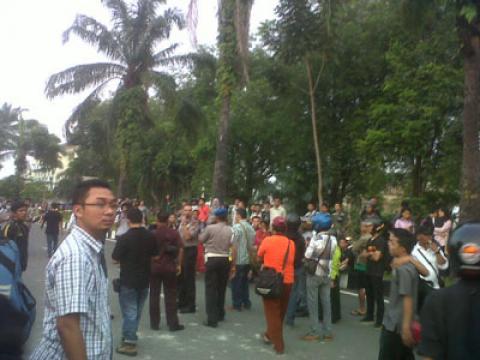 Mahasiswa USU Bentrok Gara-gara Pertandingan Bola