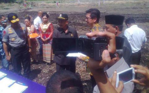 PHG Hibahkan Lahan Pertapakan Polres Palas