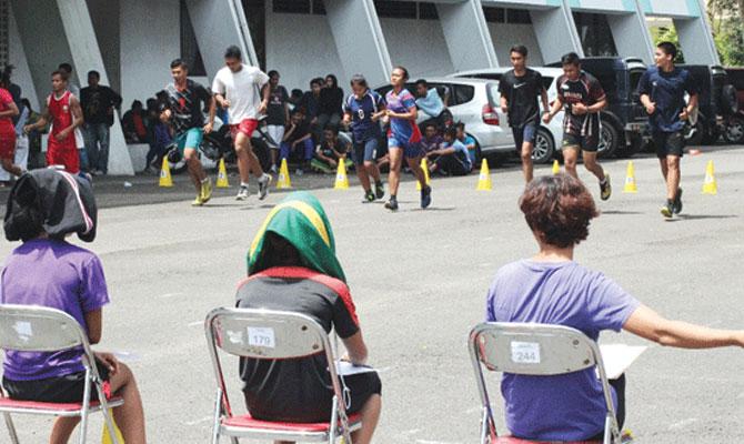 Atlet Medan Jalani Tes Fisik dan Kesehatan