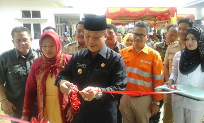 Pj Bupati Tapsel Resmikan Rumah Dinas Paramedis Puskesmas Batang Toru