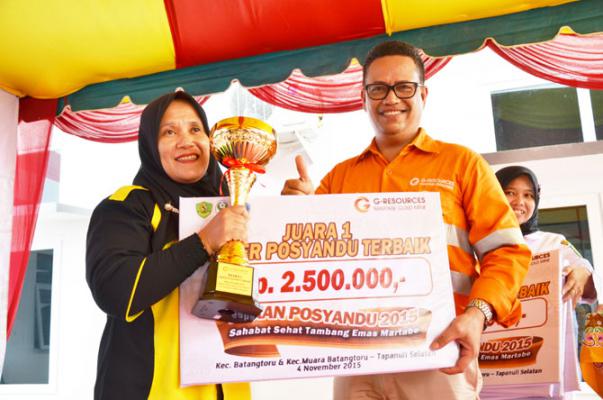 Tingkatkan Kesehatan Ibu & Anak, Tambang Emas Martabe & Dinkes Tapsel Gelar Pekan Posyandu