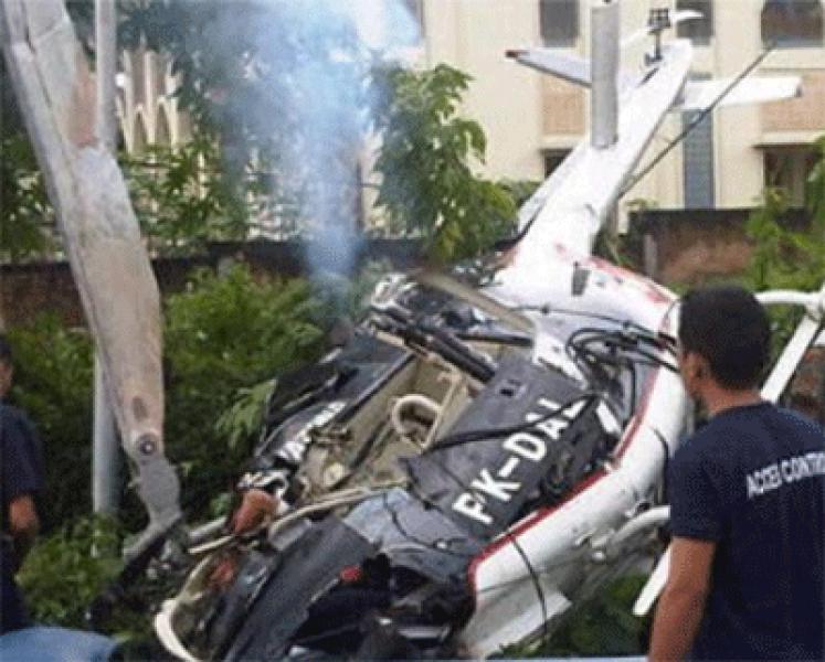 Korban Helikopter Jatuh Dirujuk ke RS Columbia Asia Medan