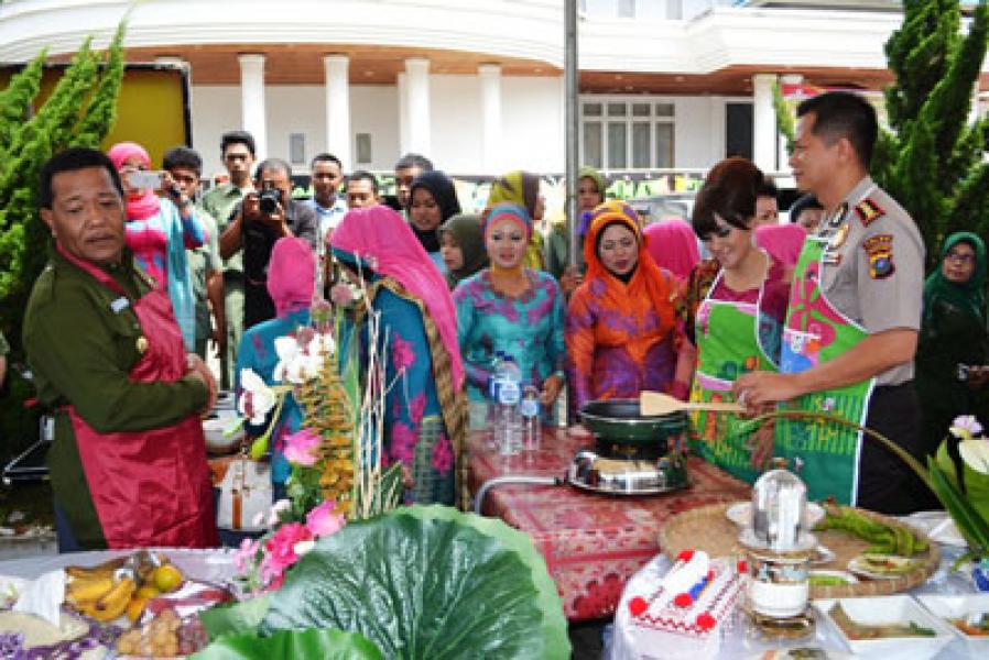 Kapolres Madina Juara Lomba Memasak