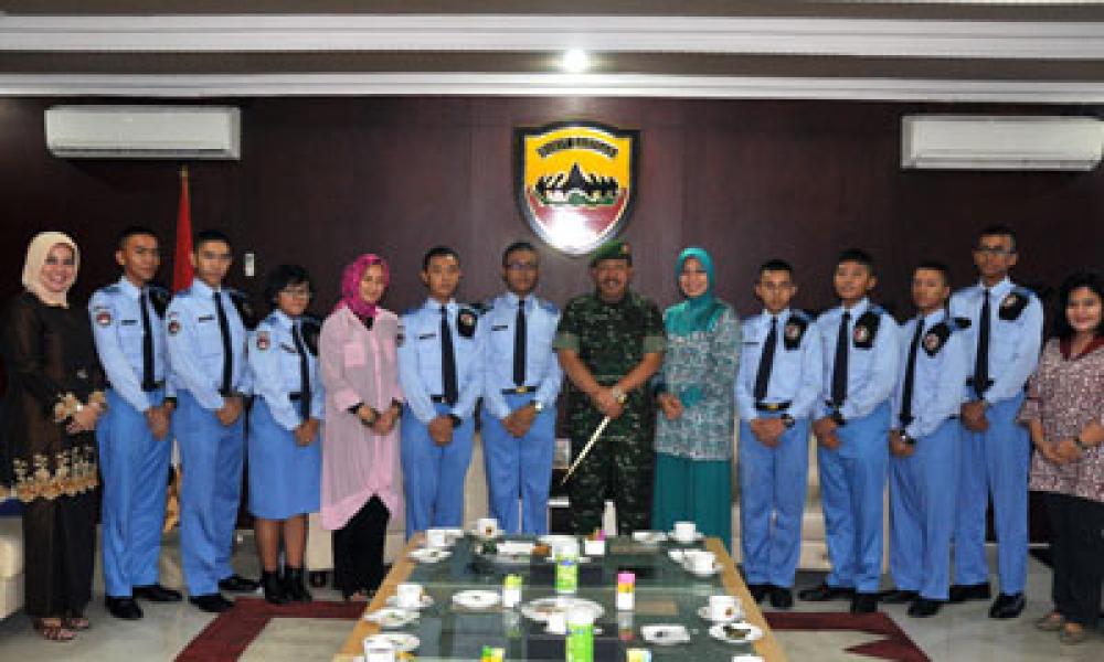 Pangdam I/BB Terima Siswa SMA Taruna Nusantara