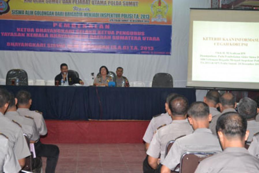Siswa Alih Golongan Polda Sumut Dibekali UU KIP