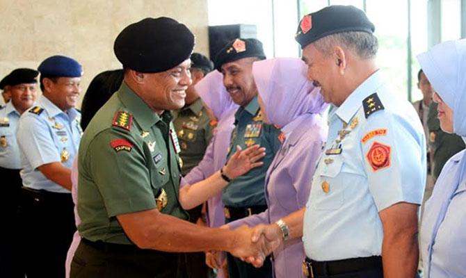 17 Pati TNI Naik Pangkat