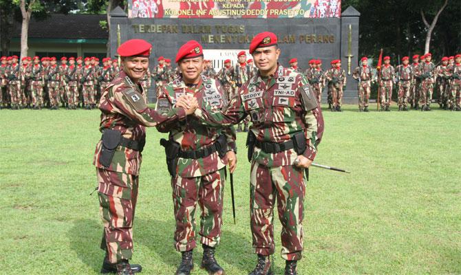Dangrup-3 Kopassus Kolonel Richard Tampubolon Jadi Danrindam VI Mulawarman