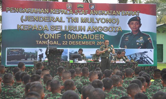 KSAD: Yonif 100 Raider Batalyon Kebanggaan Kodam Bukit Barisan