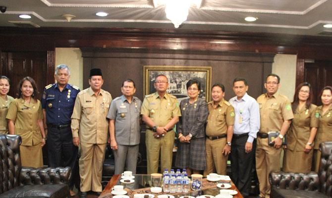 Pj Wali Kota Terima Audiensi Panitia Natal Pemko Medan