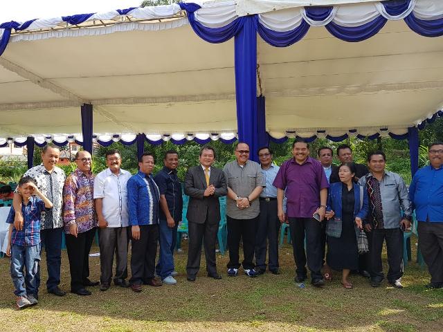 Kapolres Simalungun dan Jajaran Hadiri Open House Pimpinan Pusat GKPS