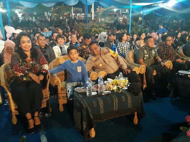Kapolres Simalungun Bersama Dandim 0207/Simalungun Kompak Sambut Pergantian Tahun