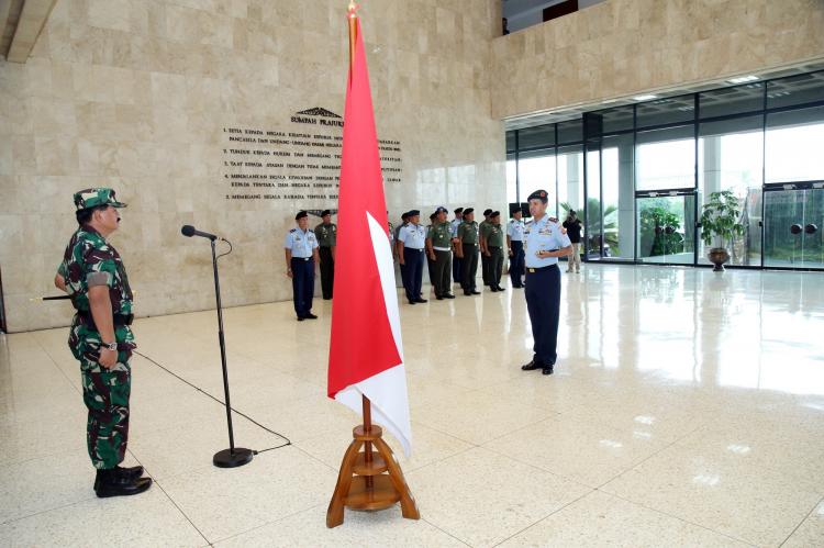 Panglima TNI Pimpin Kenaikan Pangkat Kabasarnas