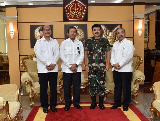 Panglima TNI Terima Audiensi Kepala BSSN