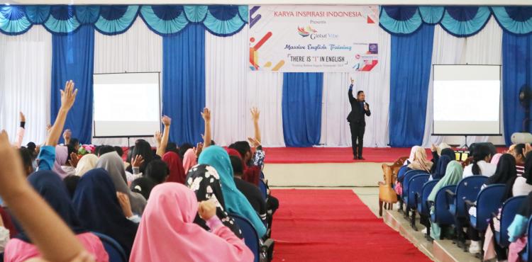 Global Vibe Inspiration Sukses Motivasi Seribuan Pelajar Labuhan Batu Kuasai Bahasa Inggris