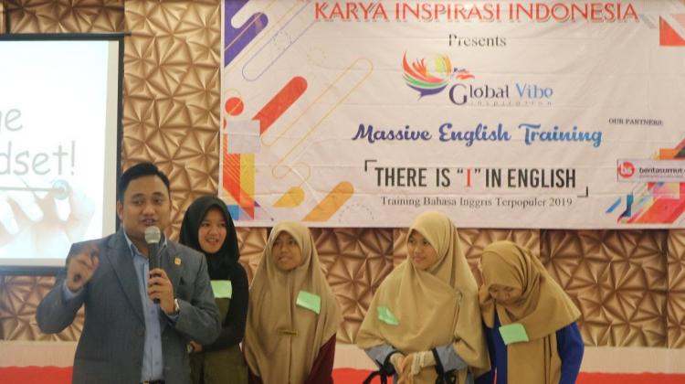 Cara Senang dan Gampang Belajar Bahasa Inggris - Global Vibe Inspiration Sukseskan Seminar Bahasa Inggris di Batubara dan Asahan