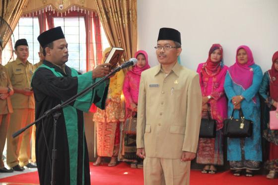 Arpan Nasution Dilantik Jadi Sekda Kabupaten Padang Lawas