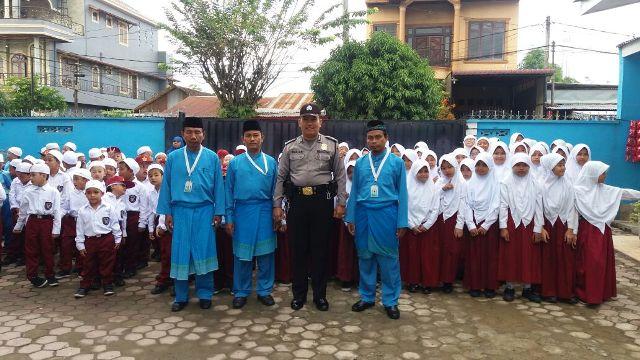 Giat Bhabinkamtibmas Polsek Delitua di Yayasan Al fitriah Medan Johor