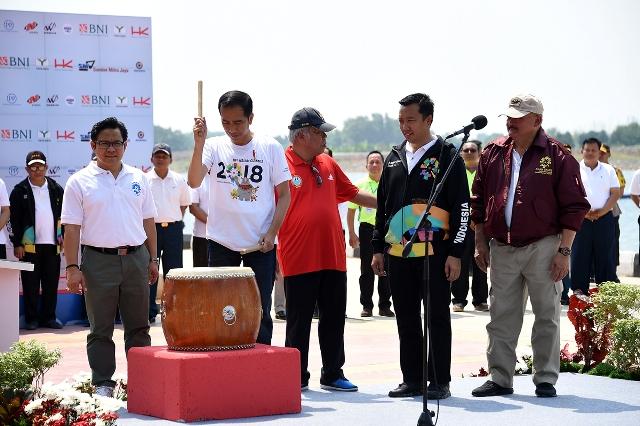 Kasum TNI Hadiri Pembukaan Kejurnas Perahu Naga