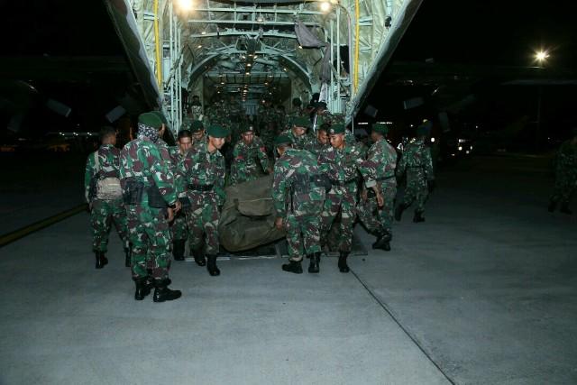 Sebanyak 80 Personel Satgaskes TNI Tiba di Lombok